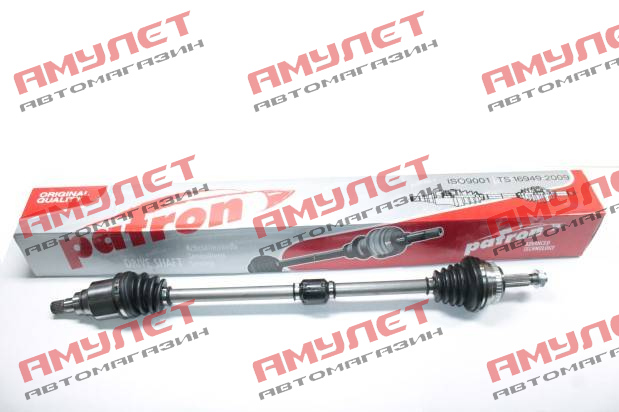 Привод колеса правый (длинный ШРУС) PATRON Geely MK Cross 1014001420_PATRON